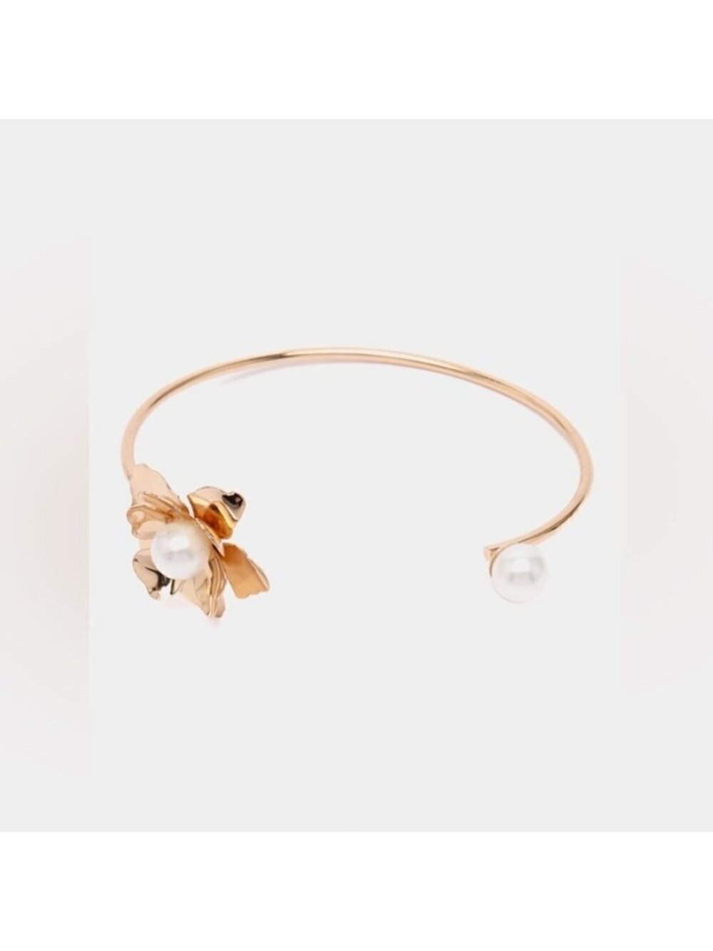 Flower cuff bracelet M153